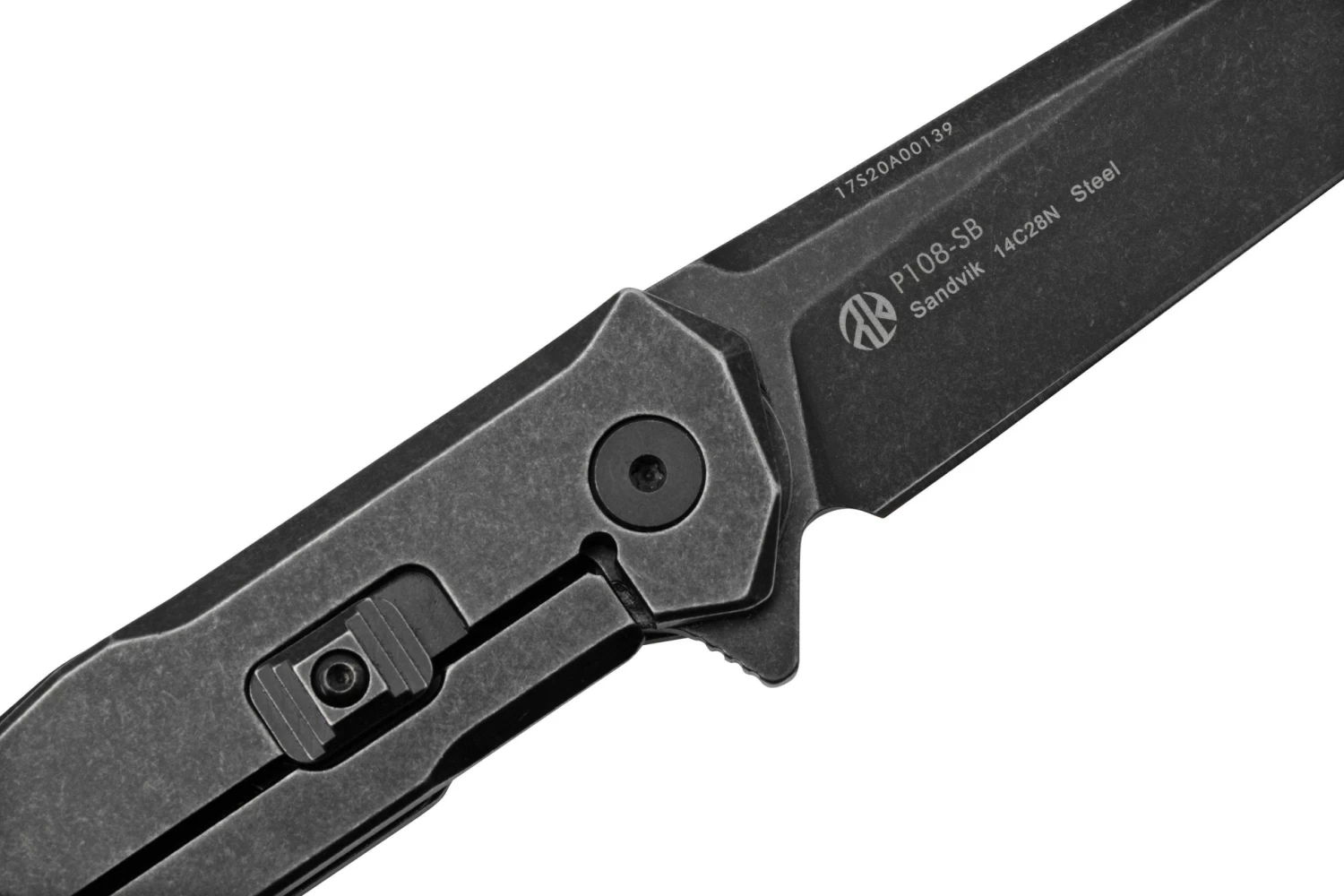 Ruike P108-SB Black Navaja, Blackwashed Frame - Imagen 10