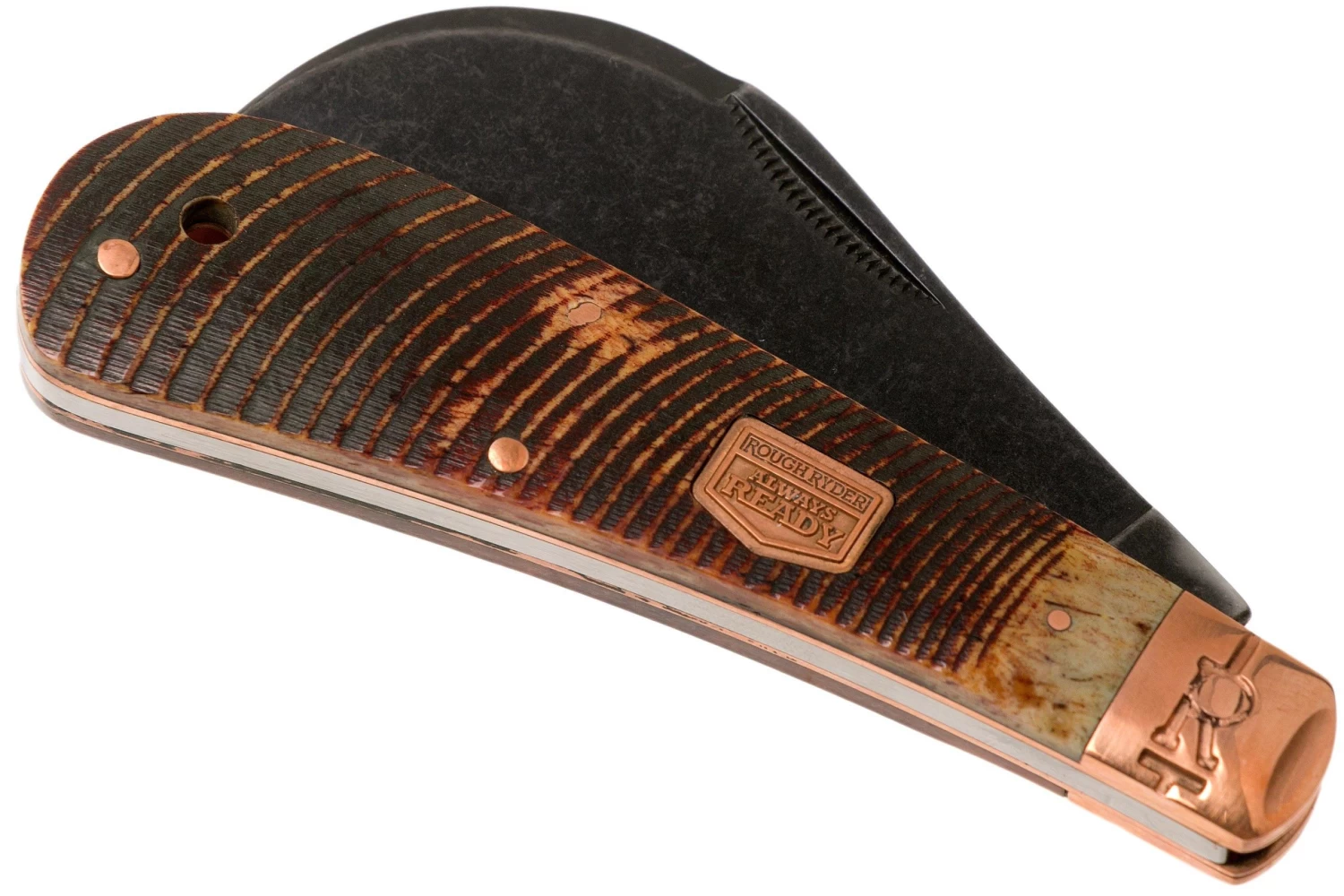 Rough Ryder Backwoods Bushcrafter Hawkbill RR1843 Navaja - Imagen 4