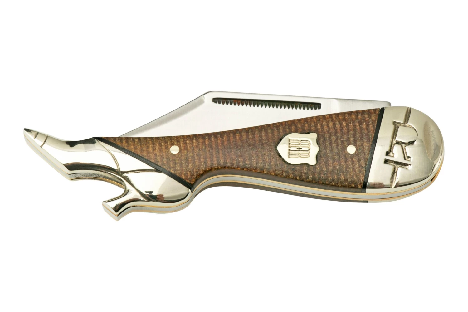 Rough Ryder Brown Burlap Lady Leg Knife, RR2335 Navaja - Imagen 5