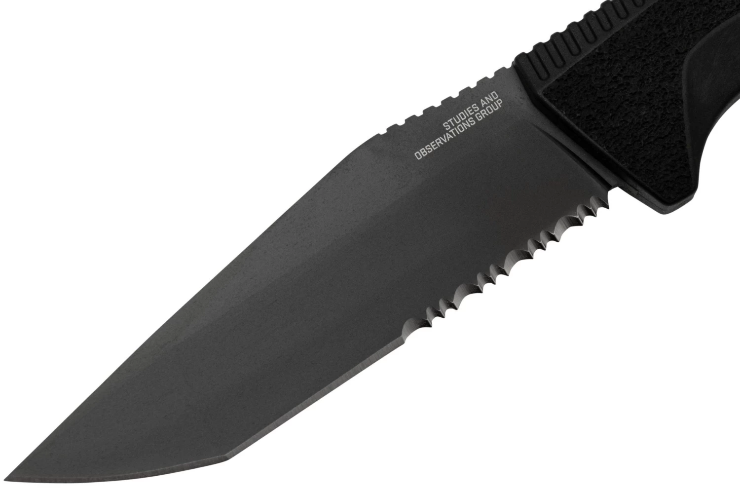 SOG Trident FX 17-12-02-57 Blackout, Partially Serrated, Cuchillo Fijo - Imagen 3