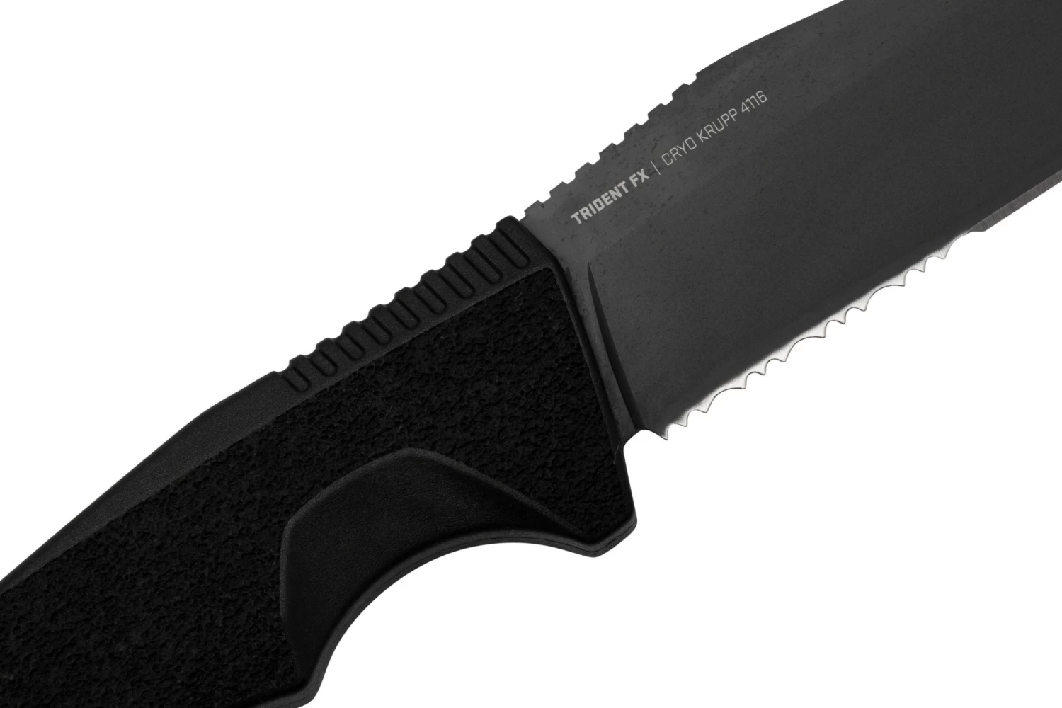 SOG Trident FX 17-12-02-57 Blackout, Partially Serrated, Cuchillo Fijo - Imagen 5