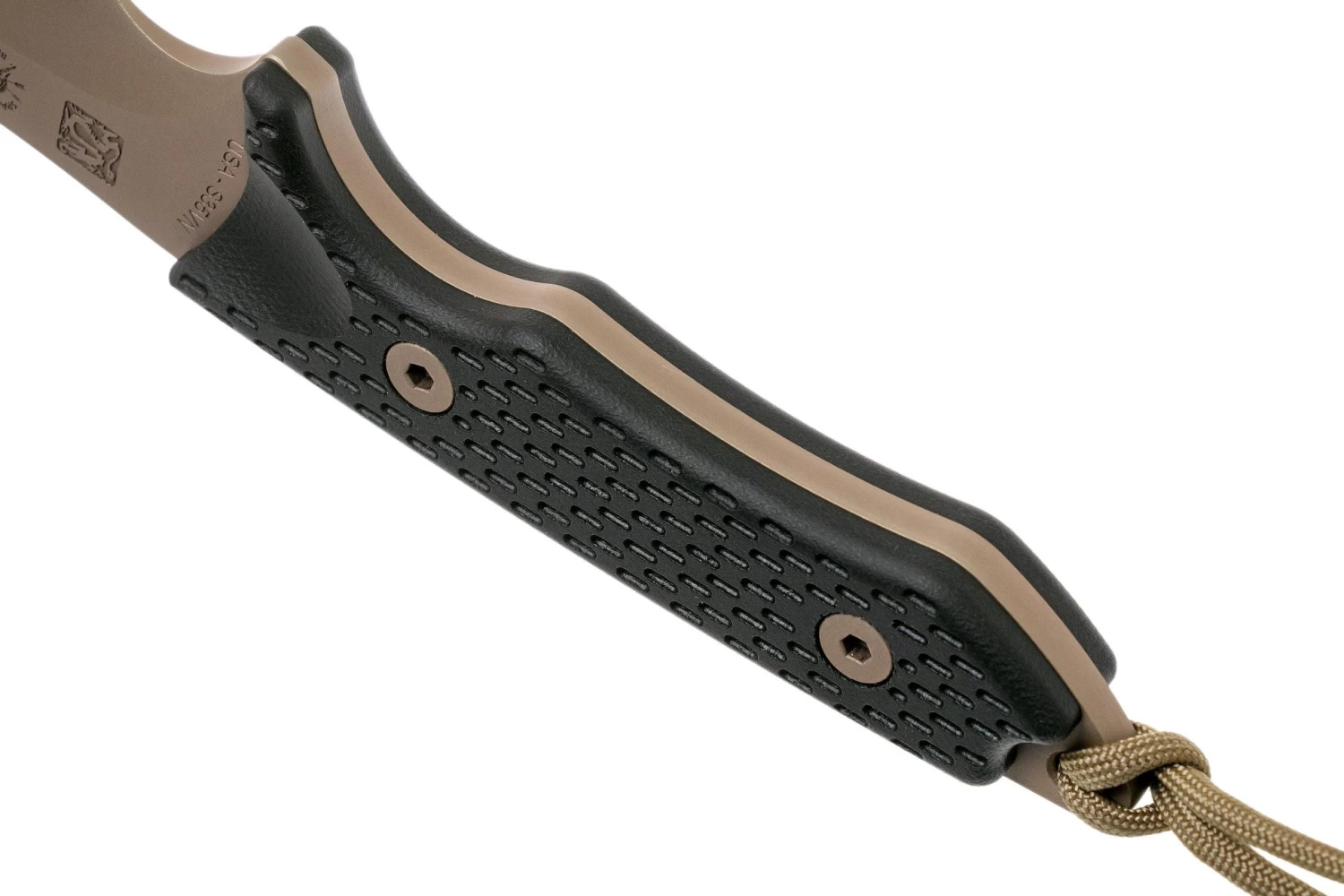 Spartan Blades Ronin Shinto, FDE Blade, Black Handle, Cuchillo De Exterior - Imagen 4