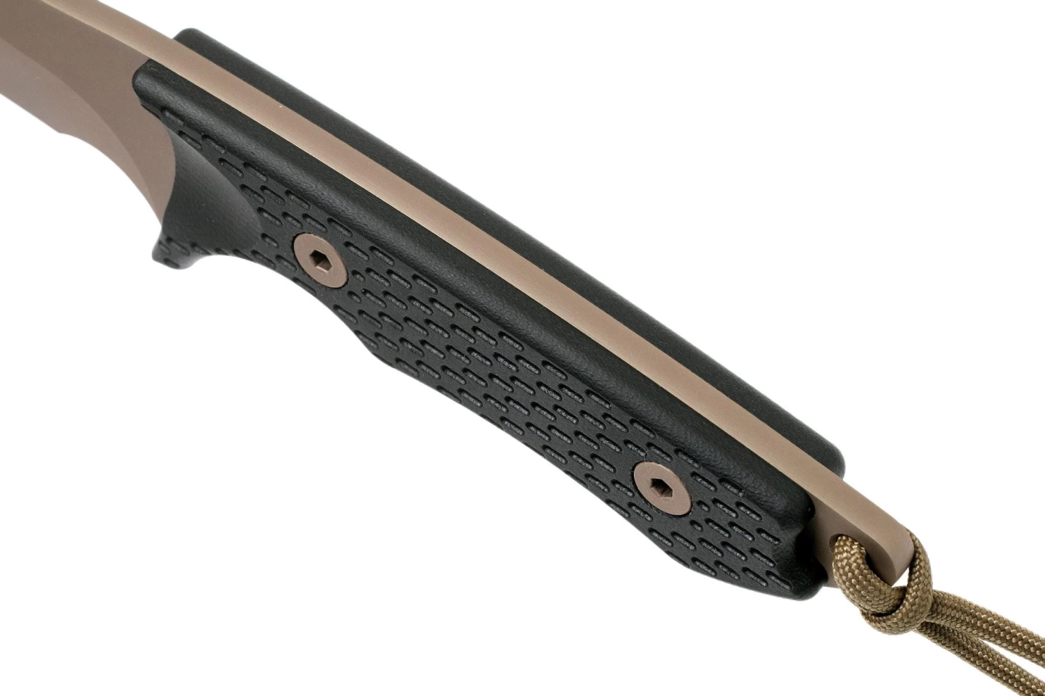 Spartan Blades Ronin Shinto, FDE Blade, Black Handle, Cuchillo De Exterior - Imagen 5