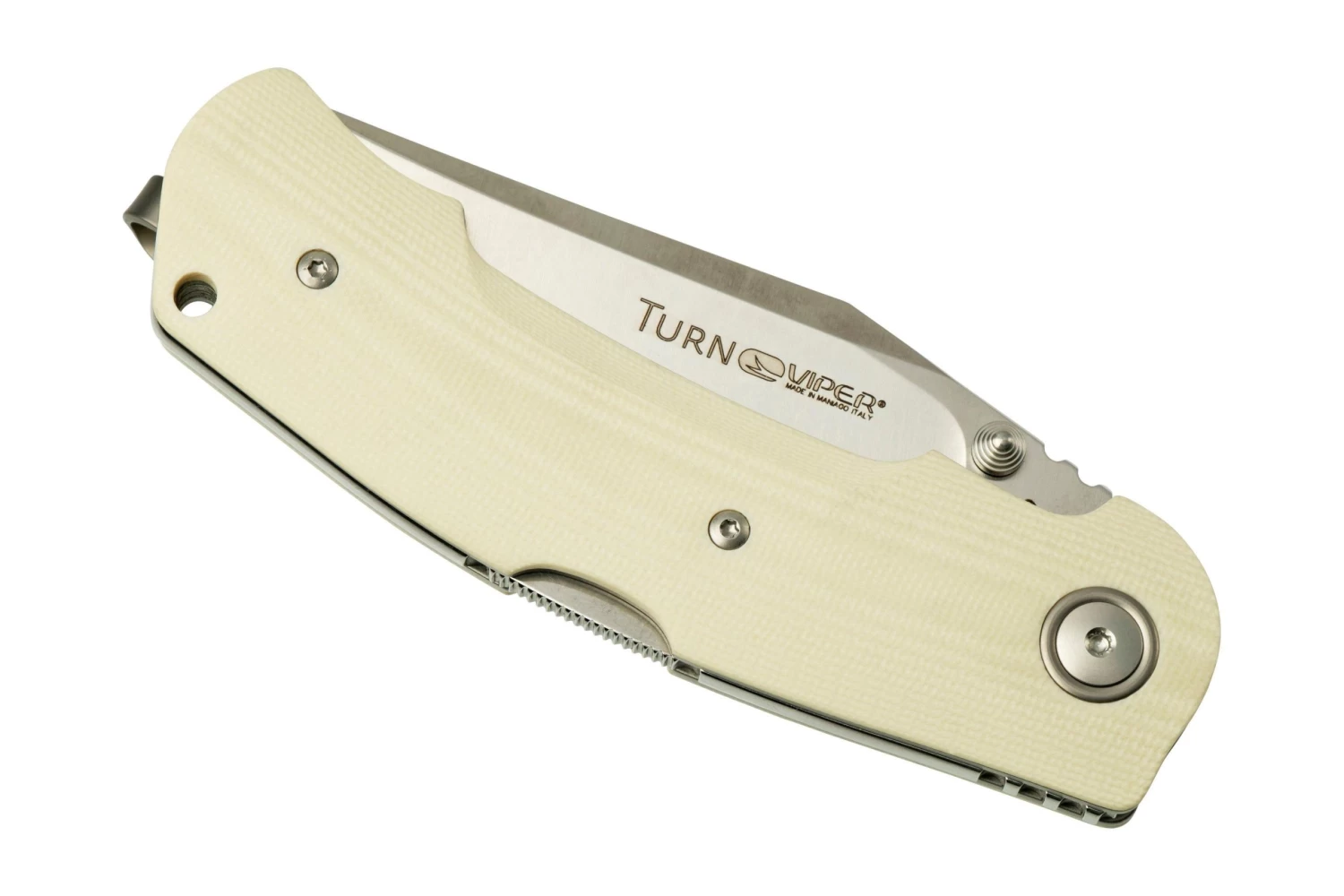Viper Turn V5988GI Ivory G10 Navaja, Fabrizio Silvestrelli Design - Imagen 6