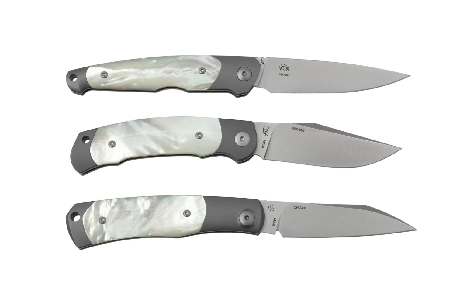 Viper Mother Of Pearl 2022 COLLECTION, VCOL/2022M Juego De 3 Navajas - Imagen 2