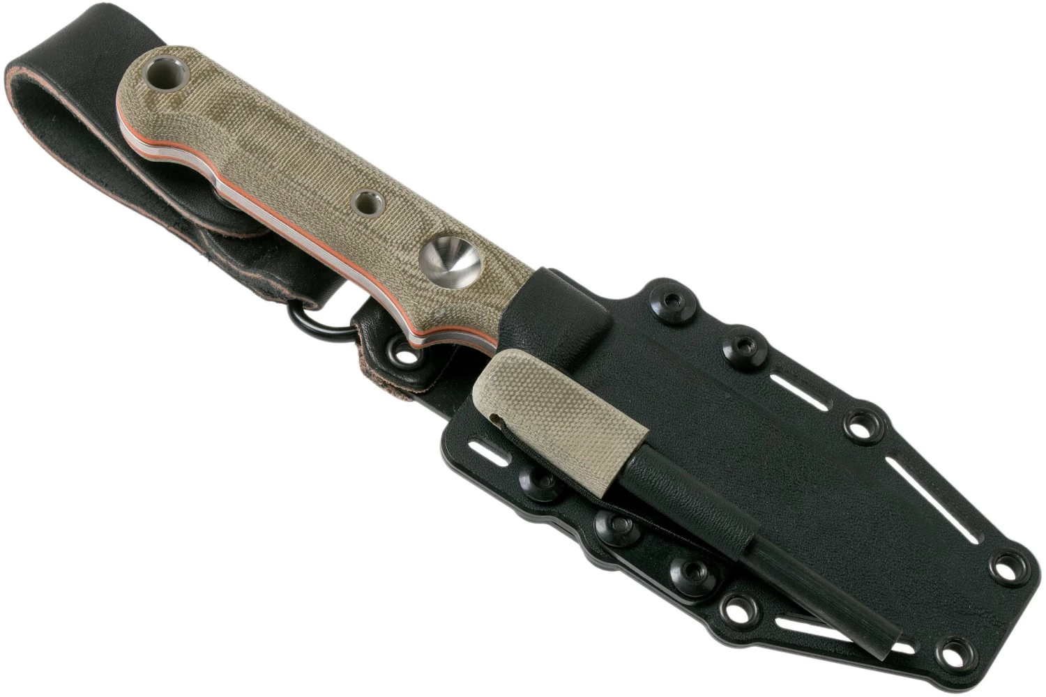 White River Knives FC4 Firecraft Cuchillo De Supervivencia, Con Funda Con Firesteel Kydex - Imagen 7