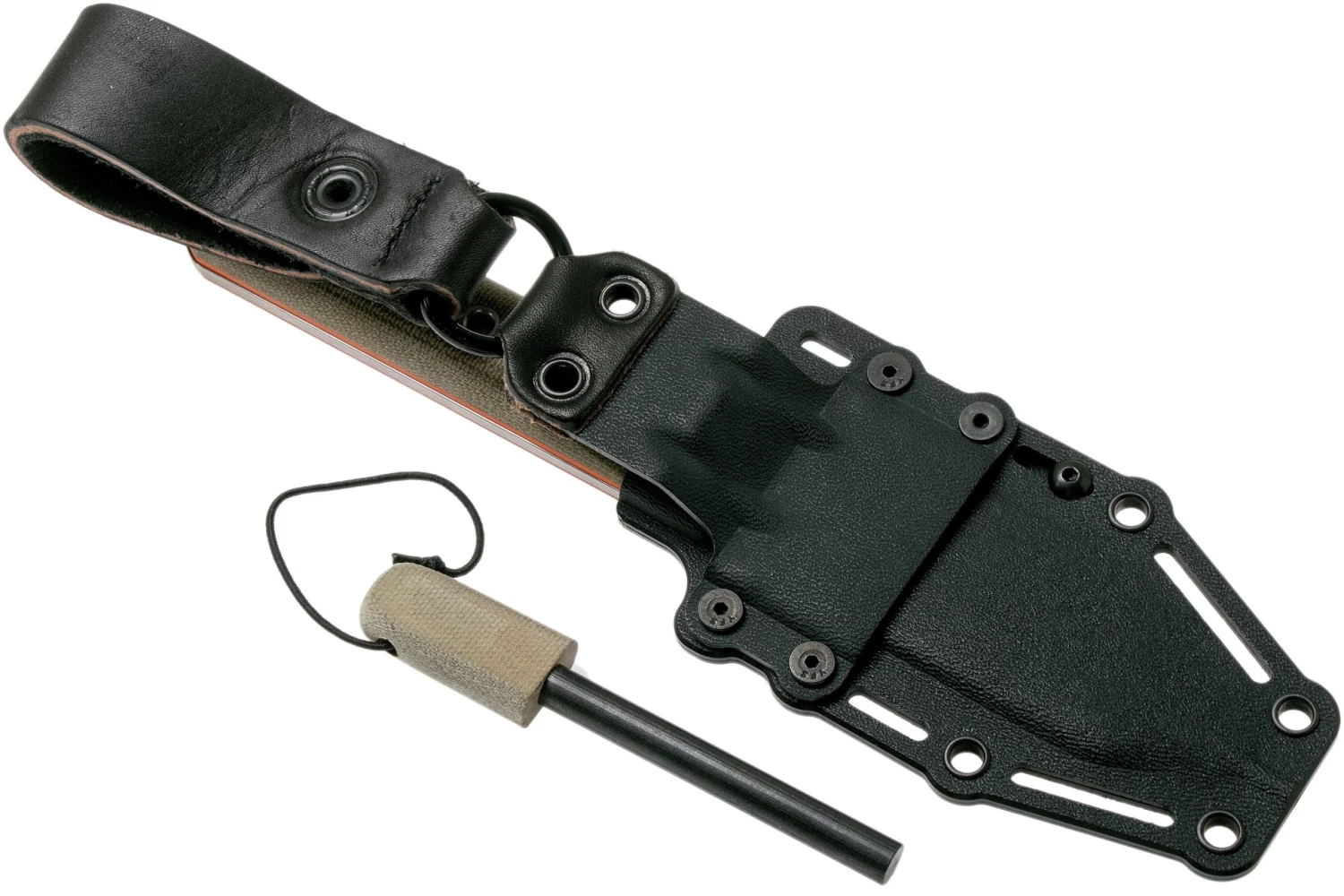 White River Knives FC4 Firecraft Cuchillo De Supervivencia, Con Funda Con Firesteel Kydex - Imagen 8